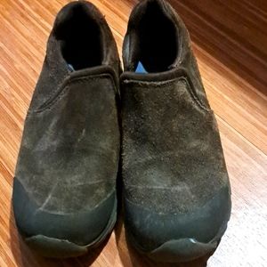 COPY - Brown leather slip on moccasin shoes 13